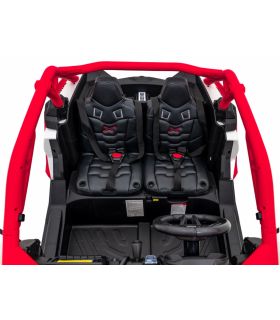 Buggy électrique 2 places 24V Maverick Turbo RR Rouge - Pack Luxe