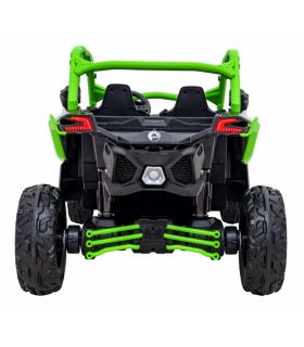 Buggy électrique 2 places 24V Maverick Turbo RR Vert - Pack Luxe