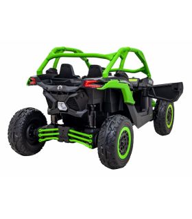 Buggy électrique 2 places 24V Maverick Turbo RR Vert - Pack Luxe