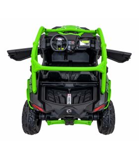 Buggy électrique 2 places 24V Maverick Turbo RR Vert - Pack Luxe