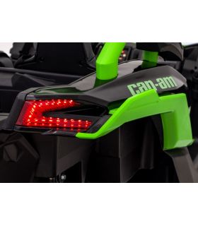 Buggy électrique 2 places 24V Maverick Turbo RR Vert - Pack Luxe