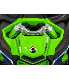 Buggy électrique 2 places 24V Maverick Turbo RR Vert - Pack Luxe