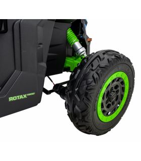 Buggy électrique 2 places 24V Maverick Turbo RR Vert - Pack Luxe
