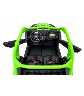 Buggy électrique 2 places 24V Maverick Turbo RR Vert - Pack Luxe