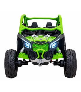 Buggy électrique 2 places 24V Maverick Turbo RR Vert - Pack Luxe