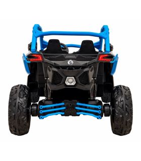 Buggy électrique 2 places 24V Maverick Turbo RR Bleu - Pack Luxe