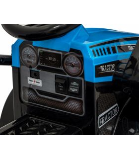 Tracteur Excavateur 6 Volts G320 Bleu