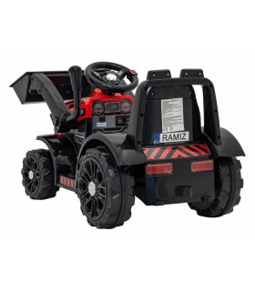 Tracteur Excavateur 6 Volts G320 Rouge