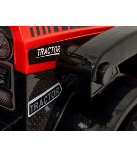 Tracteur Excavateur 6 Volts G320 Rouge