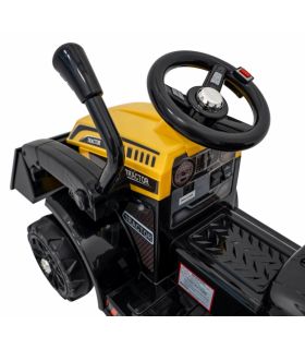 Tracteur Excavateur 6 Volts G320 Jaune