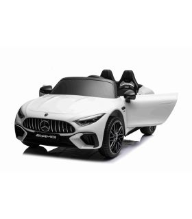 Voiture électrique 12V Mercedes SL63 Blanche - Pack Luxe