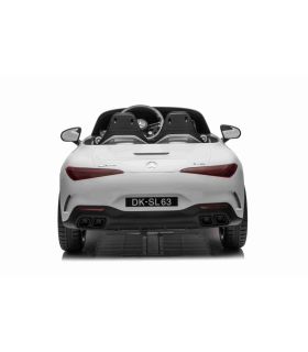 Voiture électrique 12V Mercedes SL63 Blanche - Pack Luxe
