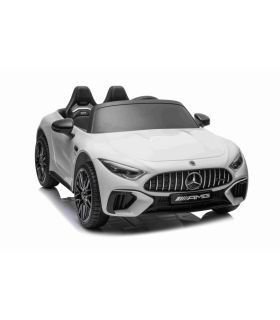 Voiture électrique 12V Mercedes SL63 Blanche - Pack Luxe