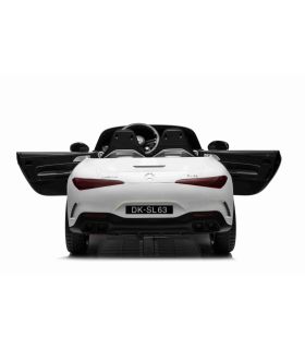 Voiture électrique 12V Mercedes SL63 Blanche - Pack Luxe