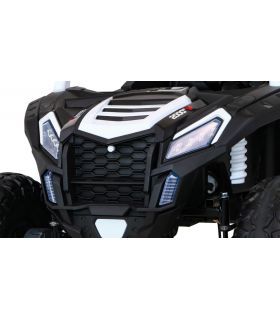 Voiture électrique 2 places 24V Buggy ATV Blanc - Pack Luxe