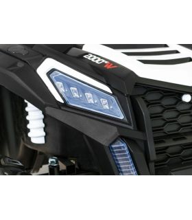 Voiture électrique 2 places 24V Buggy ATV Blanc - Pack Luxe