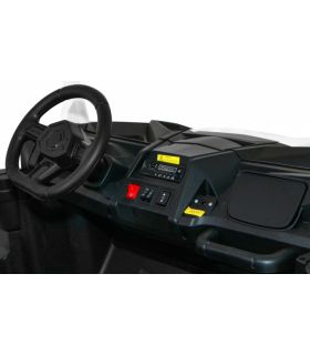 Voiture électrique 2 places 24V Buggy ATV Blanc - Pack Luxe