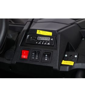 Voiture électrique 2 places 24V Buggy ATV Blanc - Pack Luxe