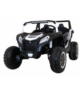 Voiture électrique 2 places 24V Buggy ATV Blanc - Pack Luxe