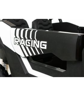 Voiture électrique 2 places 24V Buggy ATV Blanc - Pack Luxe