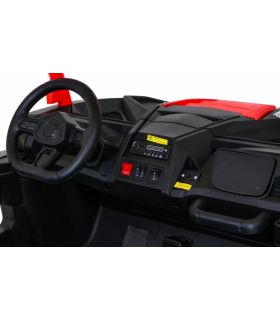 Voiture électrique 2 places 24V Buggy ATV Rouge - Pack Luxe