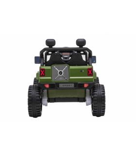 Voiture électrique 2 places 12V OFF Road Speed Verte - Pack Luxe