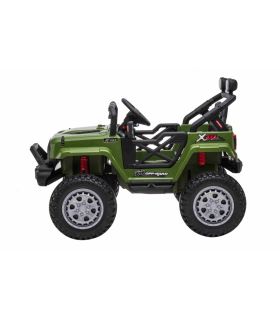 Voiture électrique 2 places 12V OFF Road Speed Verte - Pack Luxe