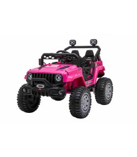 Voiture électrique 2 places 12V OFF Road Speed Rose - Pack Luxe