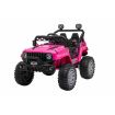 Voiture électrique 2 places 12V OFF Road Speed Rose - Pack Luxe