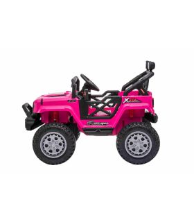 Voiture électrique 2 places 12V OFF Road Speed Rose - Pack Luxe
