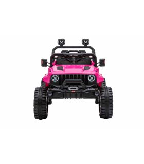 Voiture électrique 2 places 12V OFF Road Speed Rose - Pack Luxe