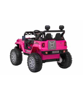 Voiture électrique 2 places 12V OFF Road Speed Rose - Pack Luxe