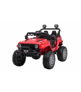 Voiture électrique 2 places 12V OFF Road Speed Rouge - Pack Luxe