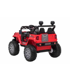 Voiture électrique 2 places 12V OFF Road Speed Rouge - Pack Luxe
