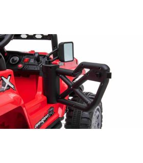 Voiture électrique 2 places 12V OFF Road Speed Rouge - Pack Luxe