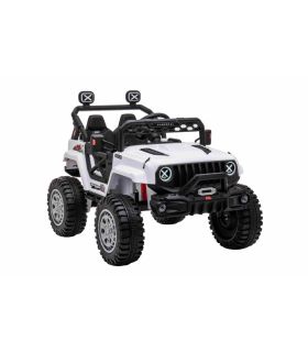 Voiture électrique 2 places 12V OFF Road Speed Blanche - Pack Luxe