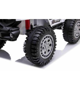 Voiture électrique 2 places 12V OFF Road Speed Blanche - Pack Luxe