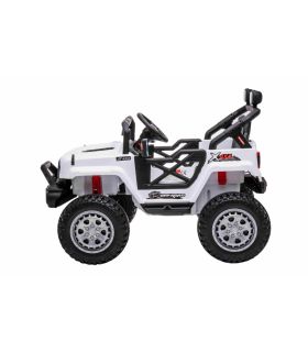 Voiture électrique 2 places 12V OFF Road Speed Blanche - Pack Luxe