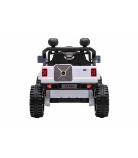 Voiture électrique 2 places 12V OFF Road Speed Blanche - Pack Luxe