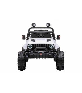 Voiture électrique 2 places 12V OFF Road Speed Blanche - Pack Luxe
