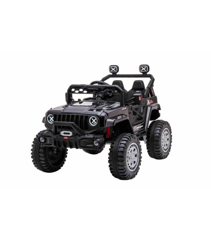 Voiture électrique 2 places 12V OFF Road Speed Noire - Pack Luxe