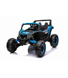 Voiture électrique 2 places 12V Buggy ATV Defend Bleu - Pack Luxe