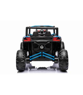 Voiture électrique 2 places 12V Buggy ATV Defend Bleu - Pack Luxe