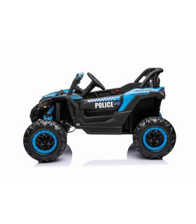 Voiture électrique 2 places 12V Buggy ATV Defend Bleu - Pack Luxe