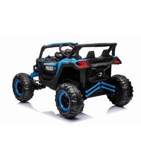 Voiture électrique 2 places 12V Buggy ATV Defend Bleu - Pack Luxe