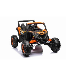 Voiture électrique 2 places 12V Buggy ATV Defend Orange - Pack Luxe