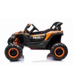 Voiture électrique 2 places 12V Buggy ATV Defend Orange - Pack Luxe