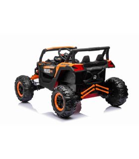Voiture électrique 2 places 12V Buggy ATV Defend Orange - Pack Luxe