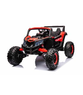Voiture électrique 2 places 12V Buggy ATV Defend Rouge - Pack Luxe