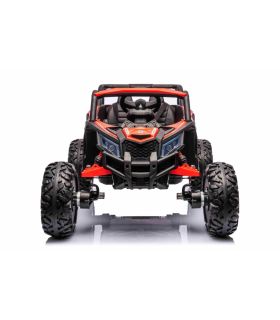 Voiture électrique 2 places 12V Buggy ATV Defend Rouge - Pack Luxe